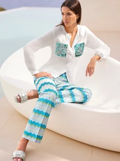 Blusen|heine Bluse ecru