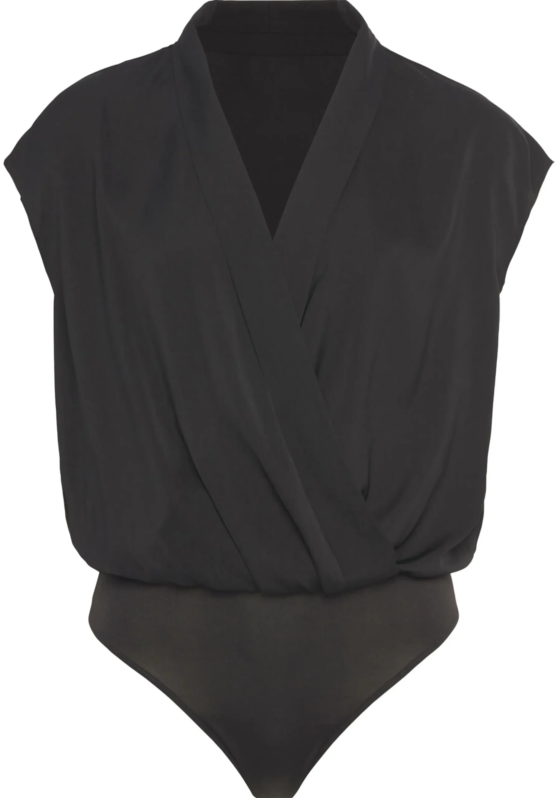 Strandmode|Blusen|LASCANA Blusenbody schwarz