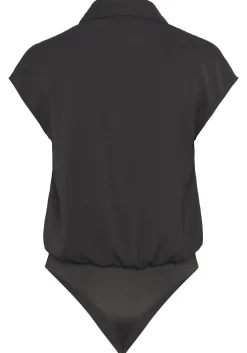 Strandmode|Blusen|LASCANA Blusenbody schwarz