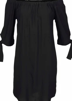 Strandkleider|Kleider|LASCANA Blusenkleid schwarz
