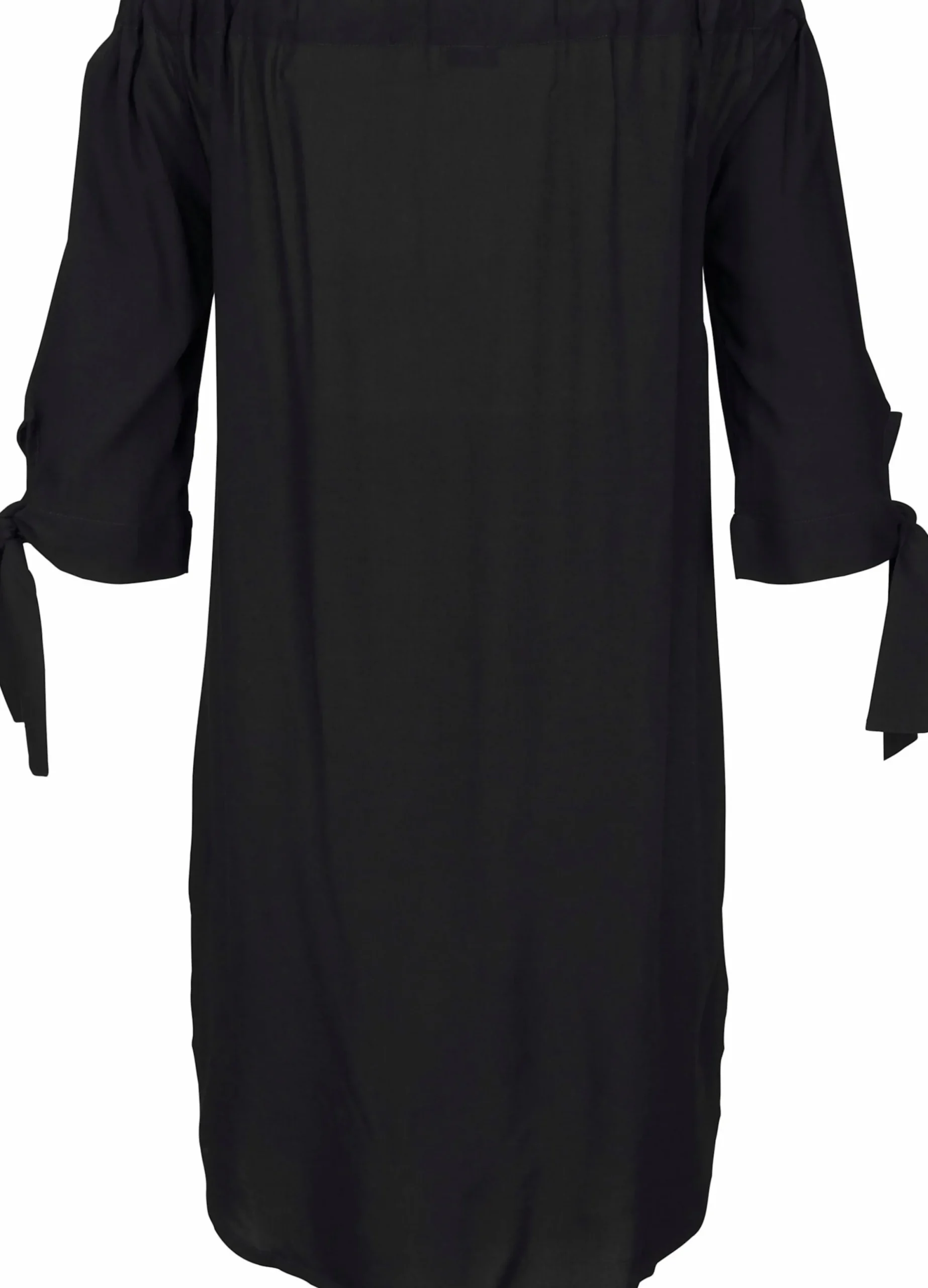 Strandkleider|Kleider|LASCANA Blusenkleid schwarz