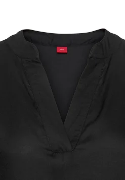 Strandkleider|s.Oliver Blusenkleid schwarz