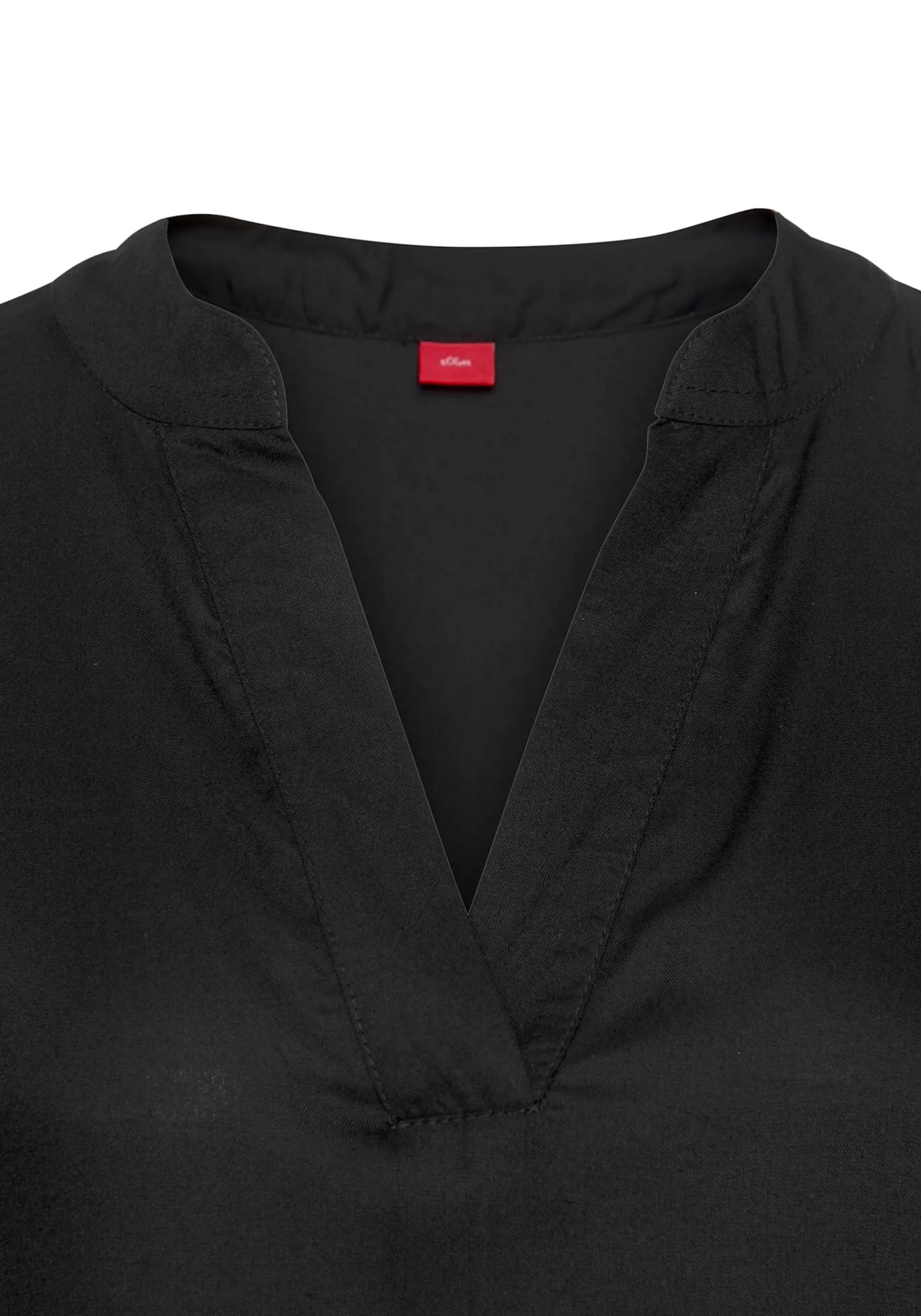 Strandkleider|s.Oliver Blusenkleid schwarz