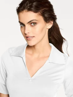 Shirts|heine Blusenshirt aus Tactel weiß