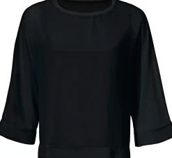 Shirts|heine Blusenshirt mit Fledermausärmeln schwarz