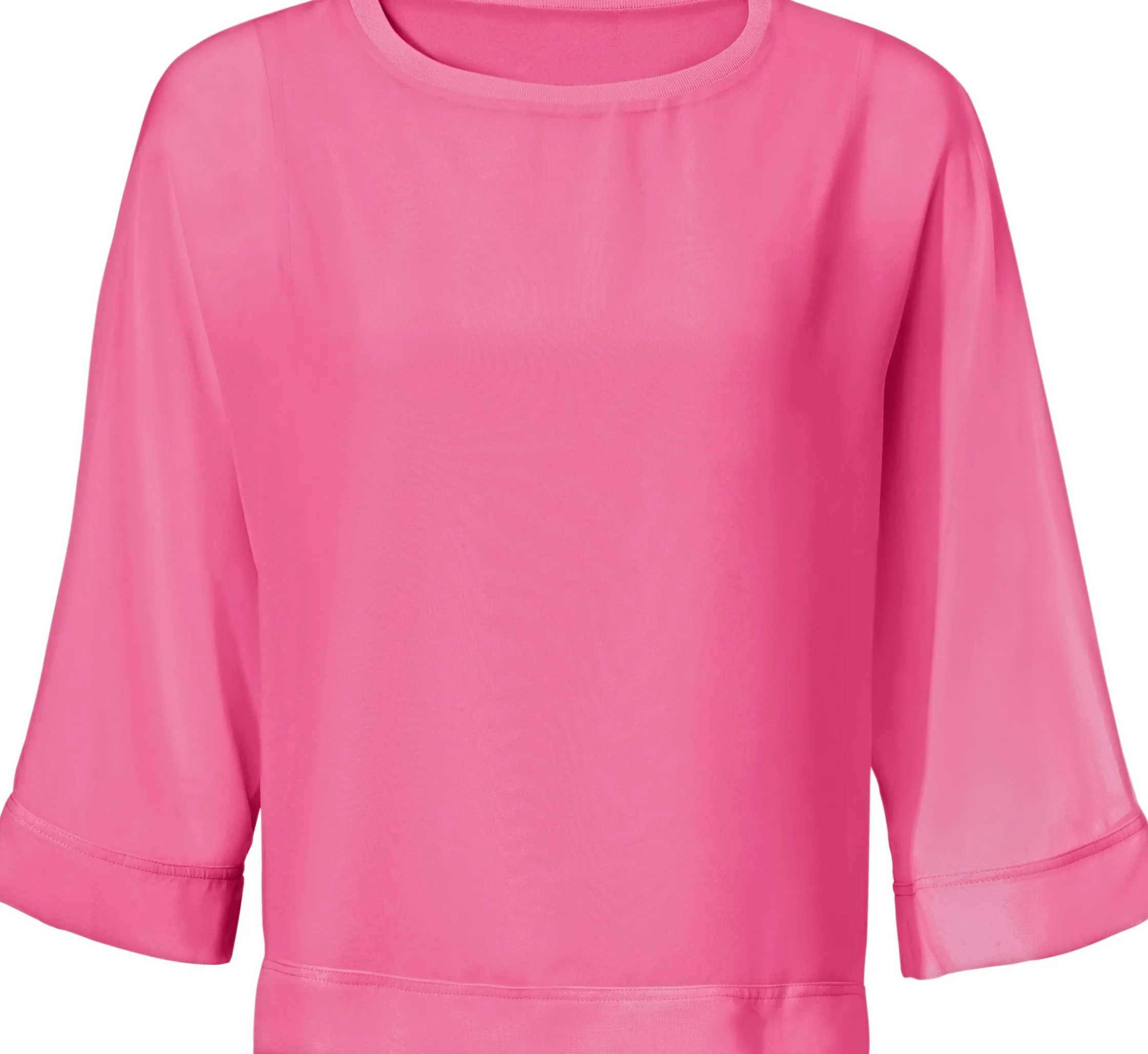 Basics|Blusen|heine Blusenshirt mit Fledermausärmeln pink