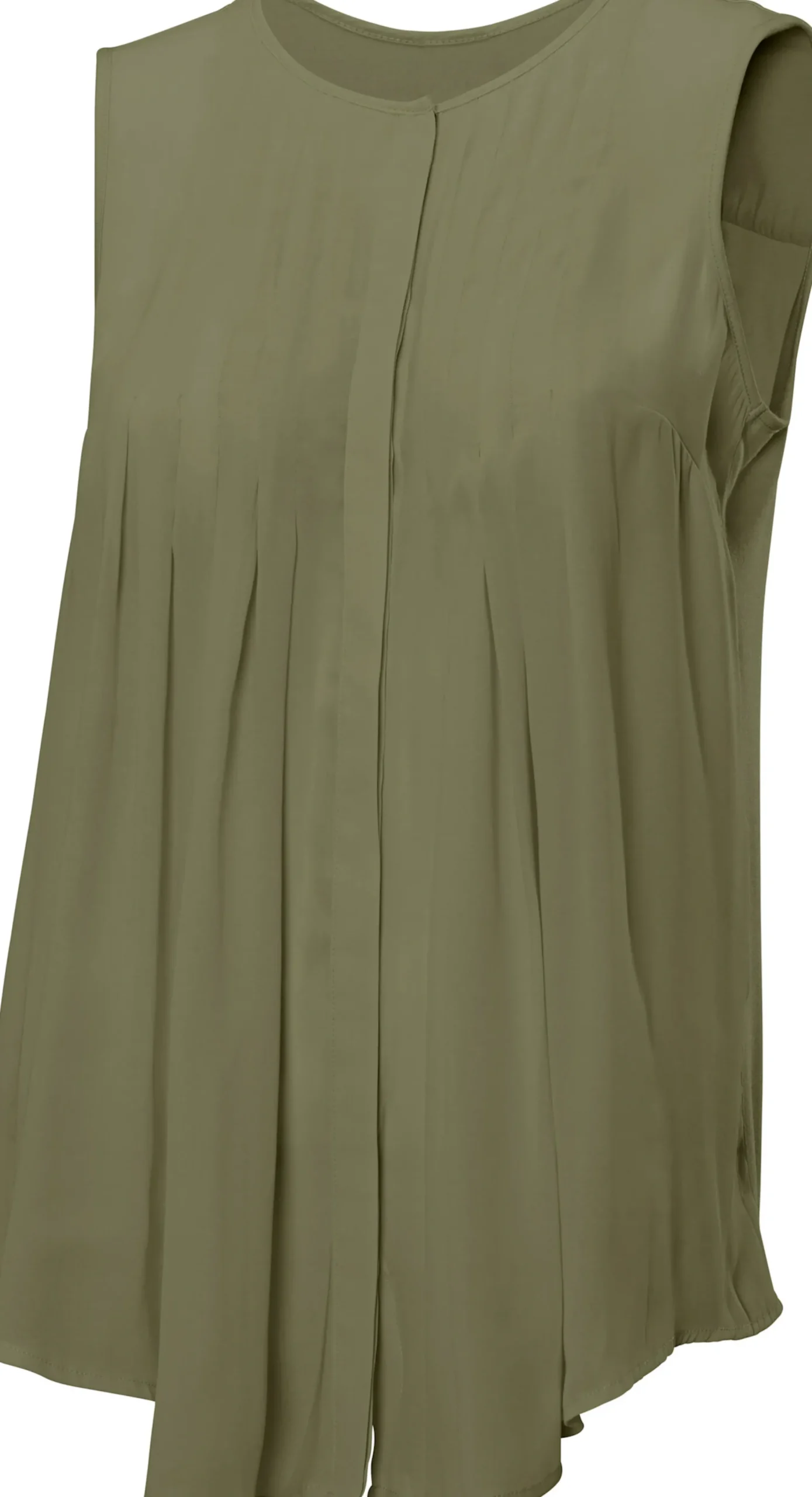 Blusen|heine Blusenshirt mit Knopfleiste salbei