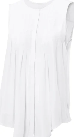 Strandmode|heine Blusenshirt mit Knopfleiste weiß