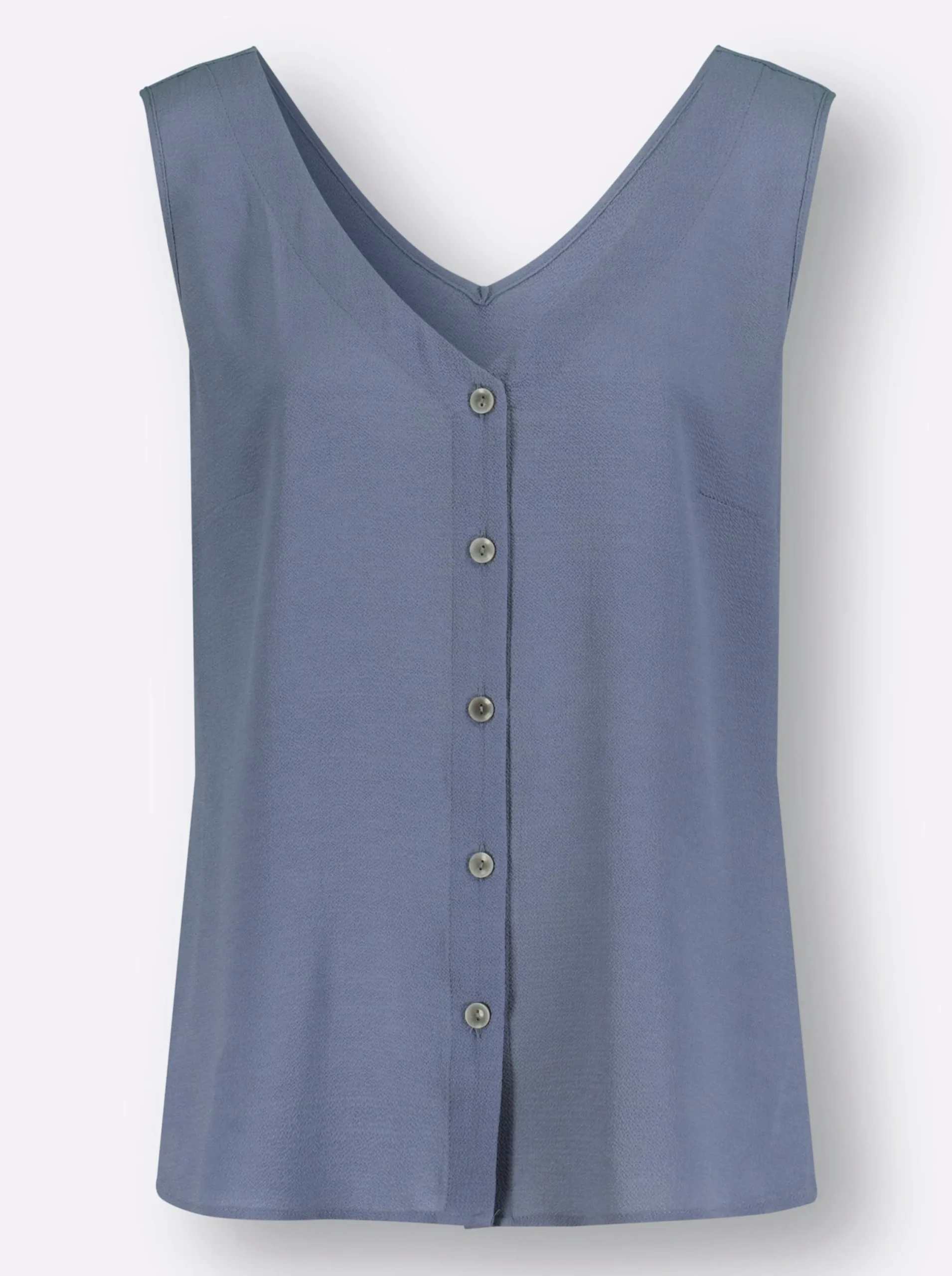Strandmode|Blusen| Blusentop taubenblau