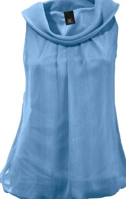 Strandmode|Blusen|heine Blusentop blau