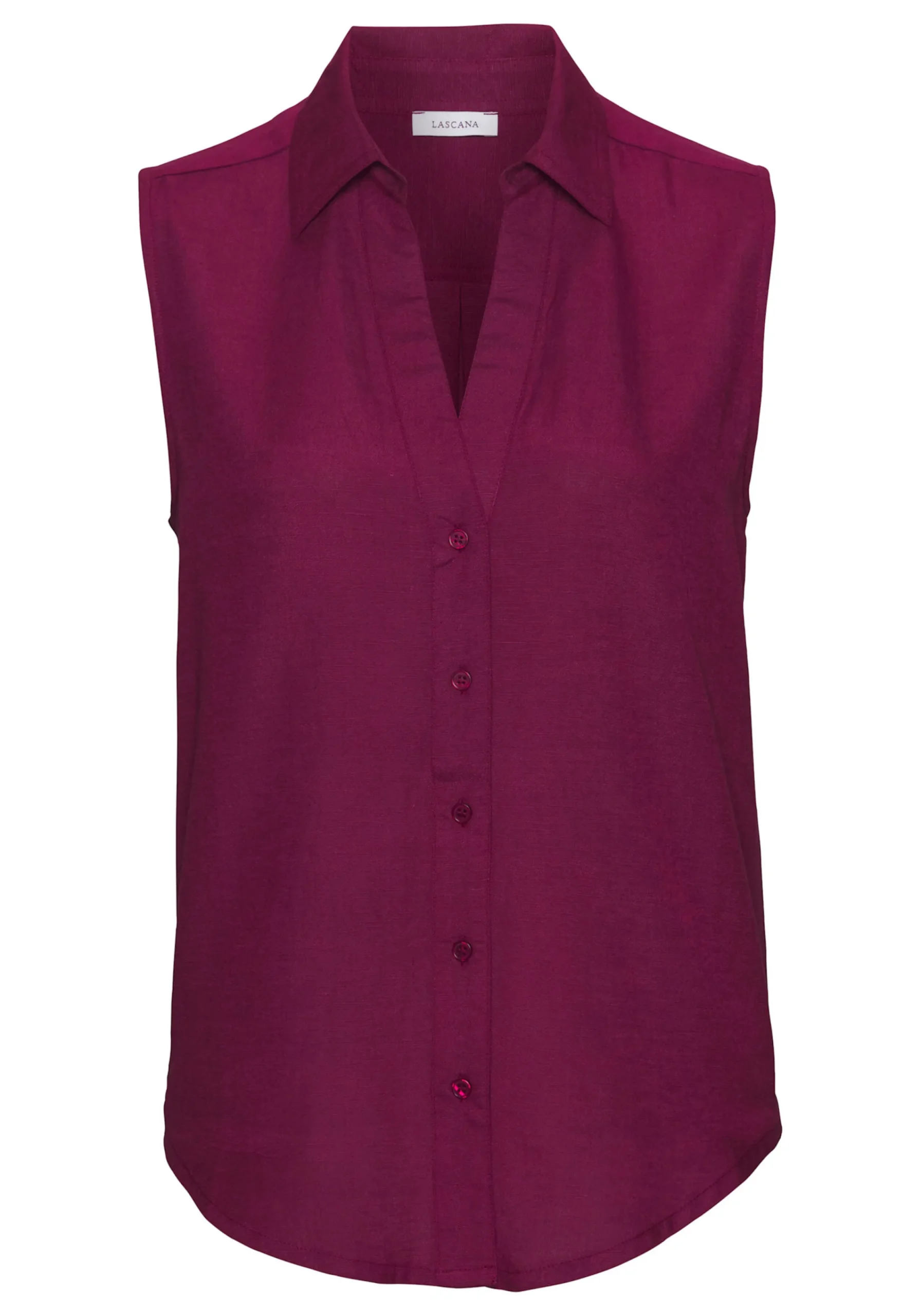 Strandmode|LASCANA Blusentop aubergine