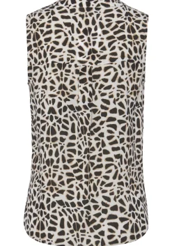 Strandmode|Blusen|LASCANA Blusentop creme-schwarz