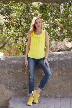 Strandmode|Blusen|heine Blusentop gelb