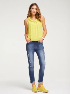 Strandmode|Blusen|heine Blusentop gelb