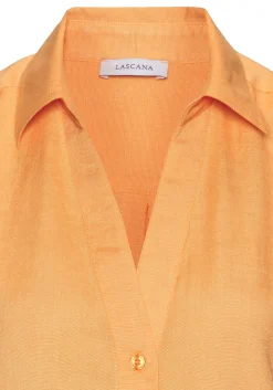 Strandmode|LASCANA Blusentop mangopeach