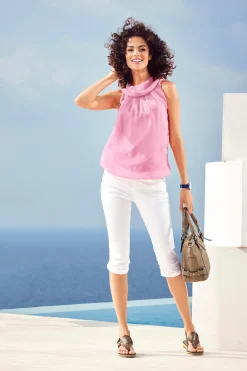 Strandmode|Blusen|heine Blusentop rosé