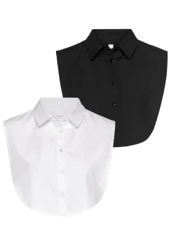 Blusen|Vivance Blusentop schwarz+weiß