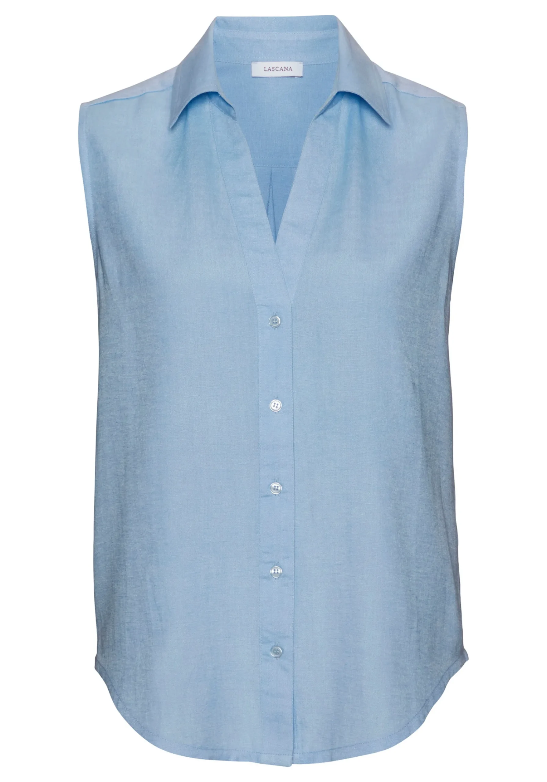 Strandmode|Blusen|LASCANA Blusentop blau