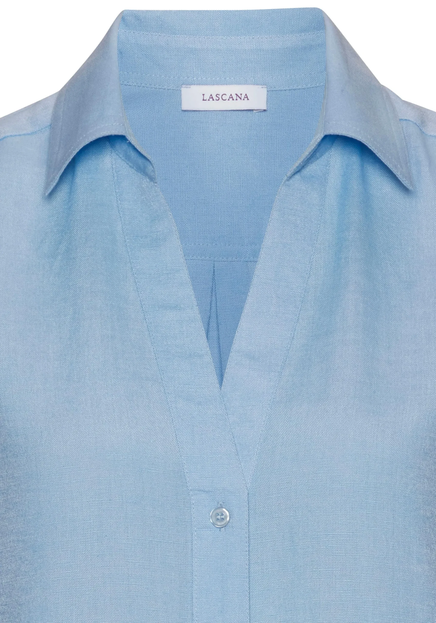 Strandmode|Blusen|LASCANA Blusentop blau