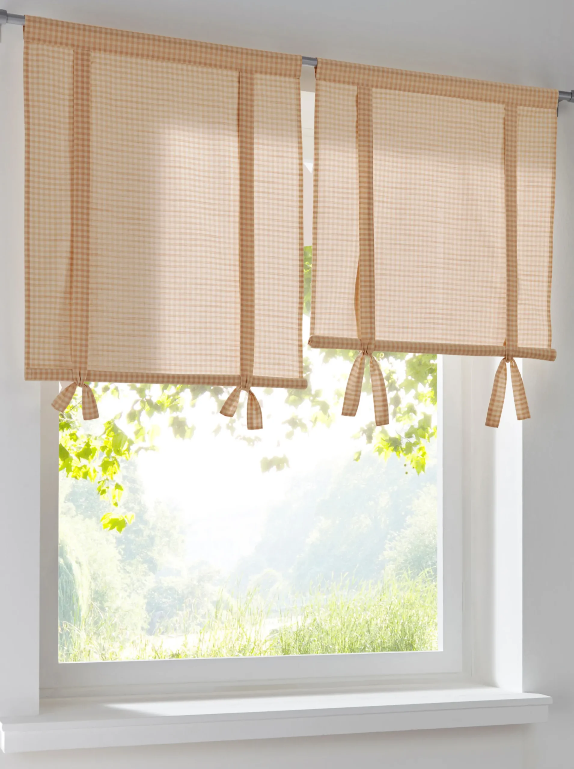 Gardinen & Rollos|heine home Bändchenrollo beige-offwhite