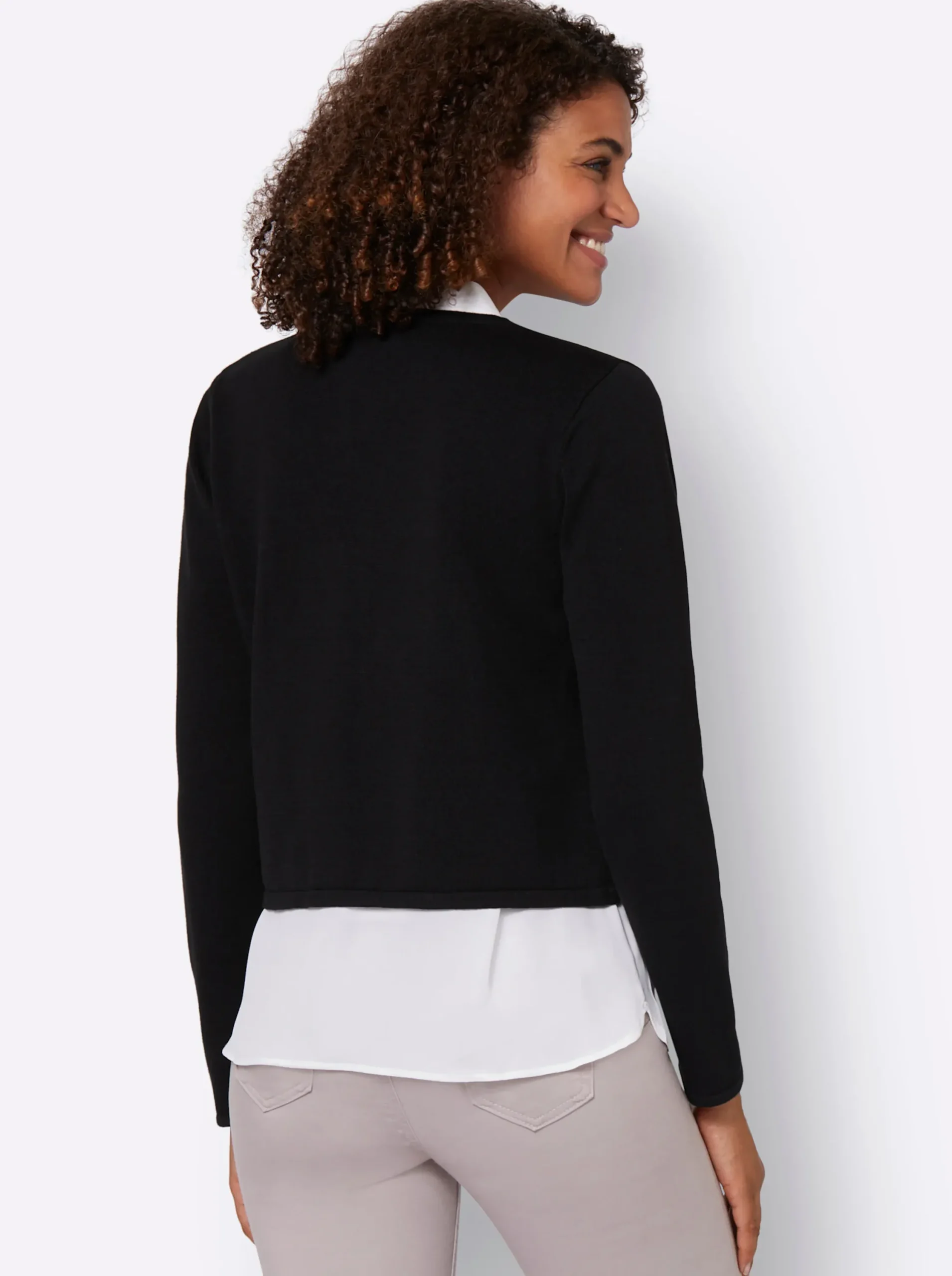 Jacken|Strickjacken| Bolero schwarz
