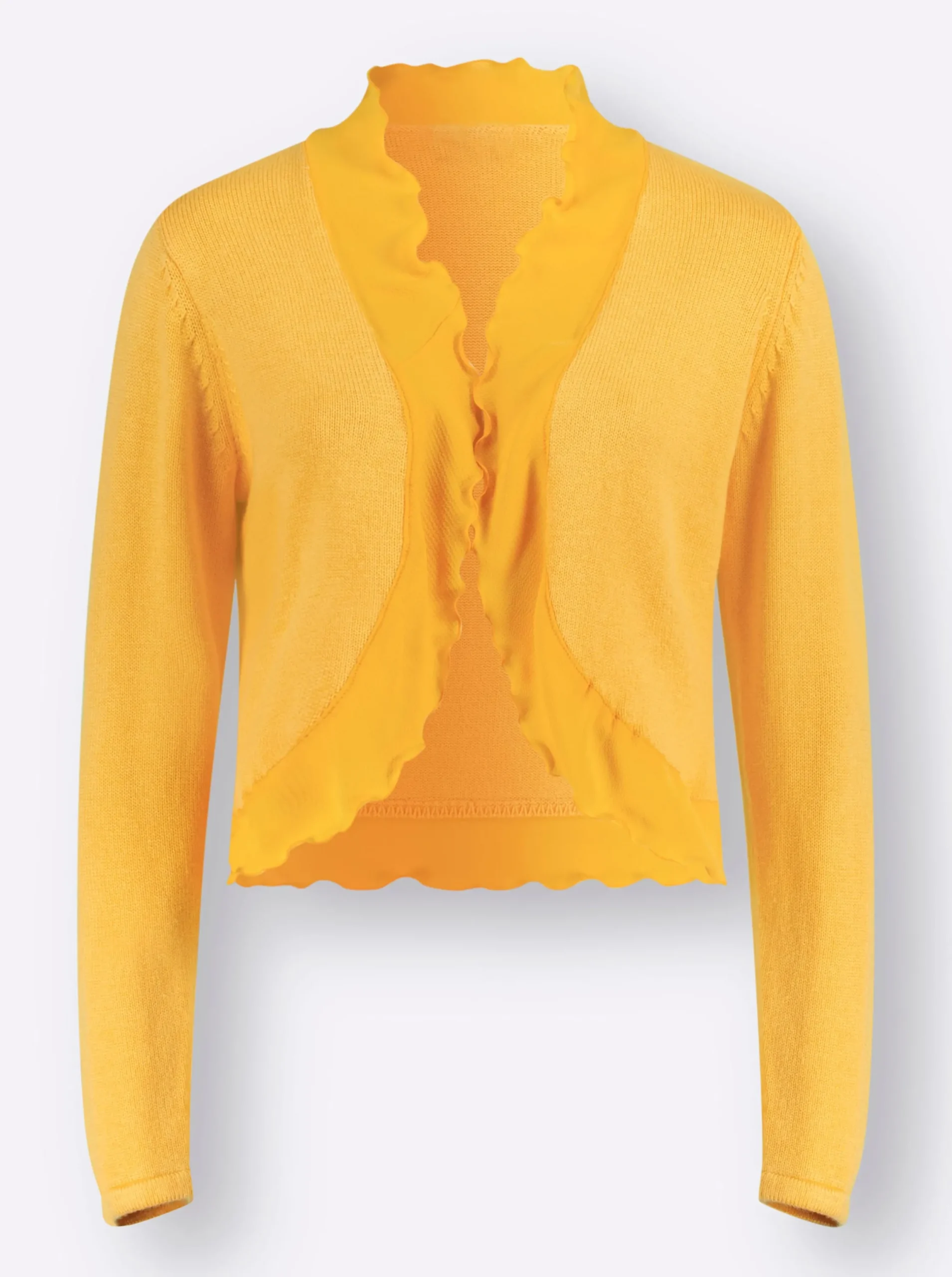 Jacken|Strickjacken| Bolero gelb