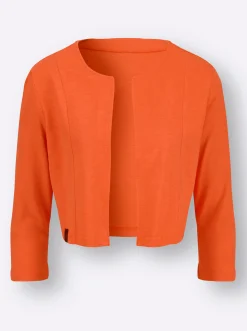 Jacken| Bolero mit 3/4-Ärmeln orange