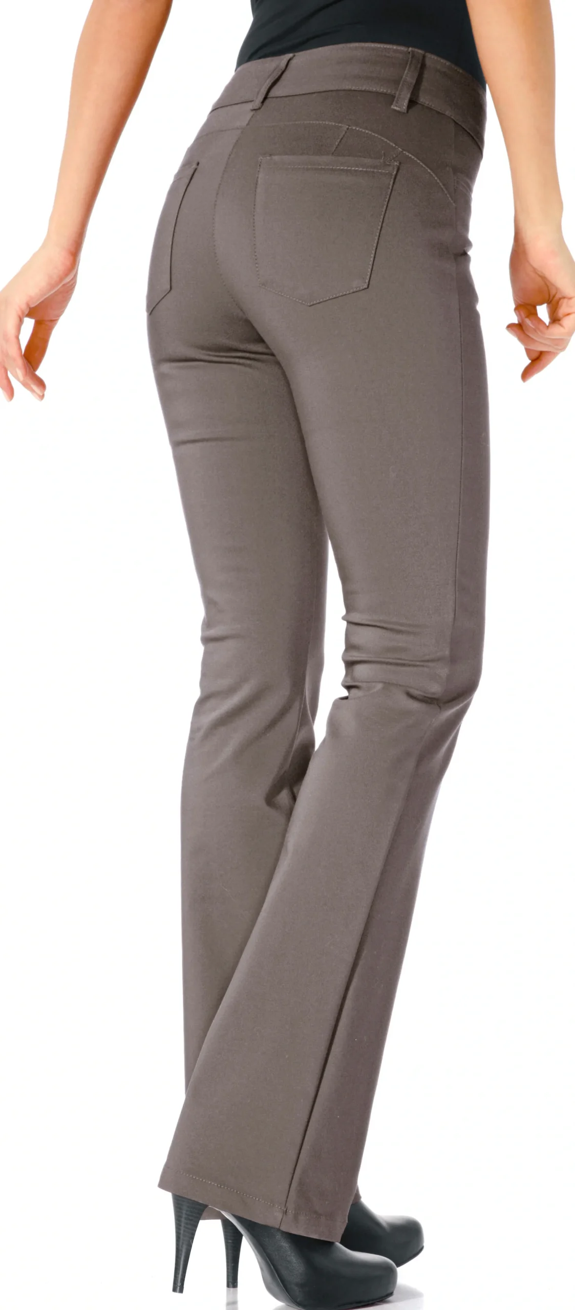 Hosen|heine Bootcuthose taupe