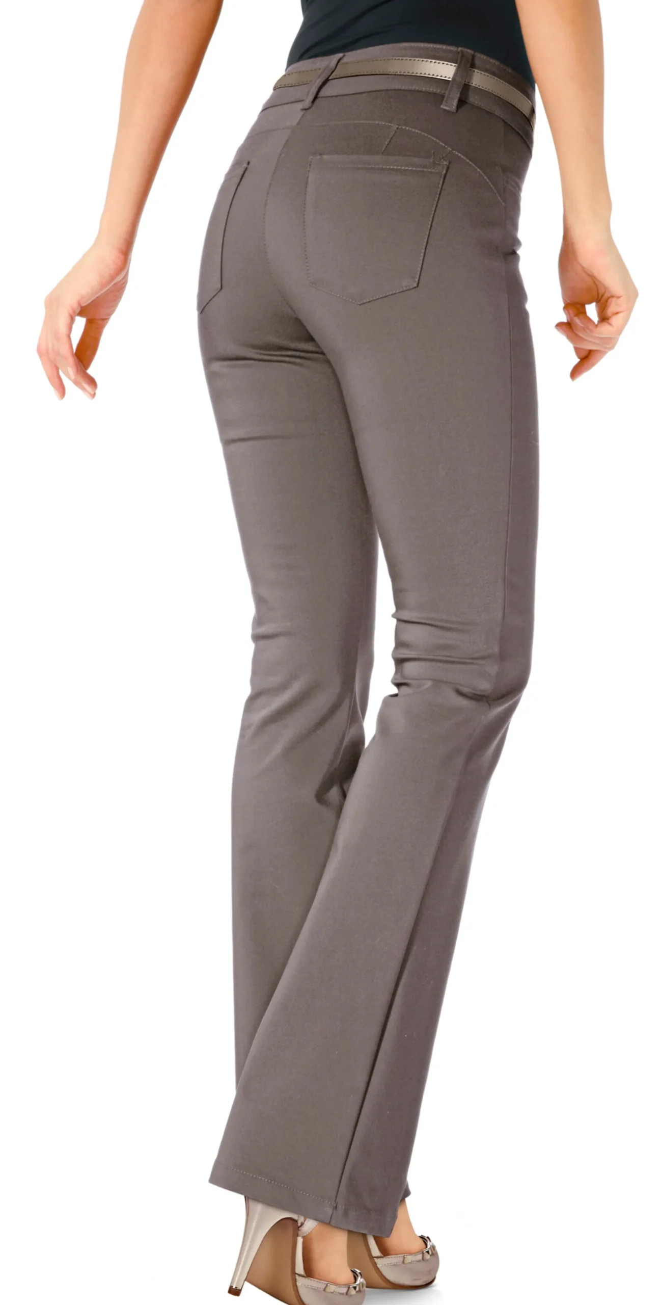 Hosen|heine Bootcuthose taupe