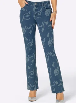 Jeans| Bootcut-Jeans blue-bleached