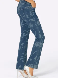 Jeans| Bootcut-Jeans blue-bleached