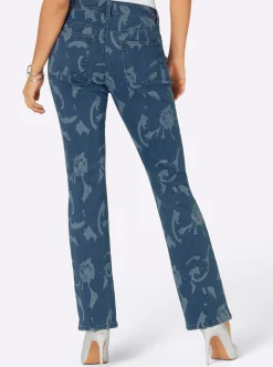 Jeans| Bootcut-Jeans blue-bleached