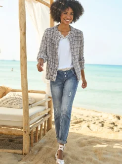 Strandmode|Jeans|heine Boyfriend-Jeans bleached