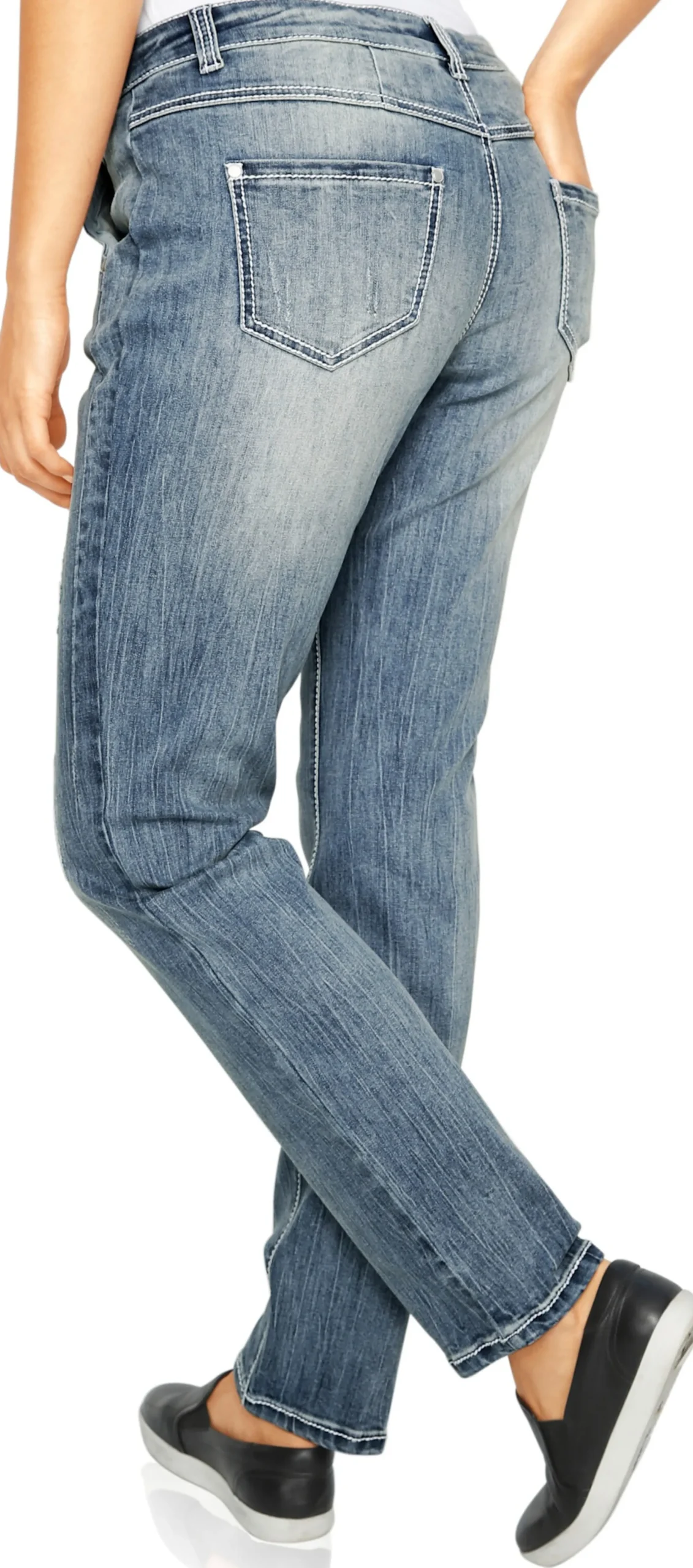 Strandmode|Jeans|heine Boyfriend-Jeans bleached