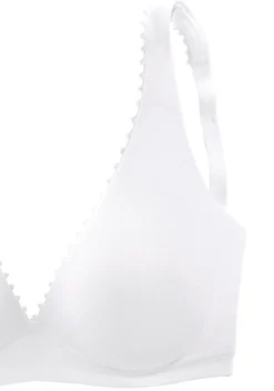 Bhs|petite fleur Bralette-BH jade+weiß