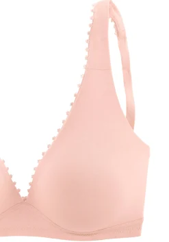 Bhs|petite fleur Bralette-BH rosé+weiß