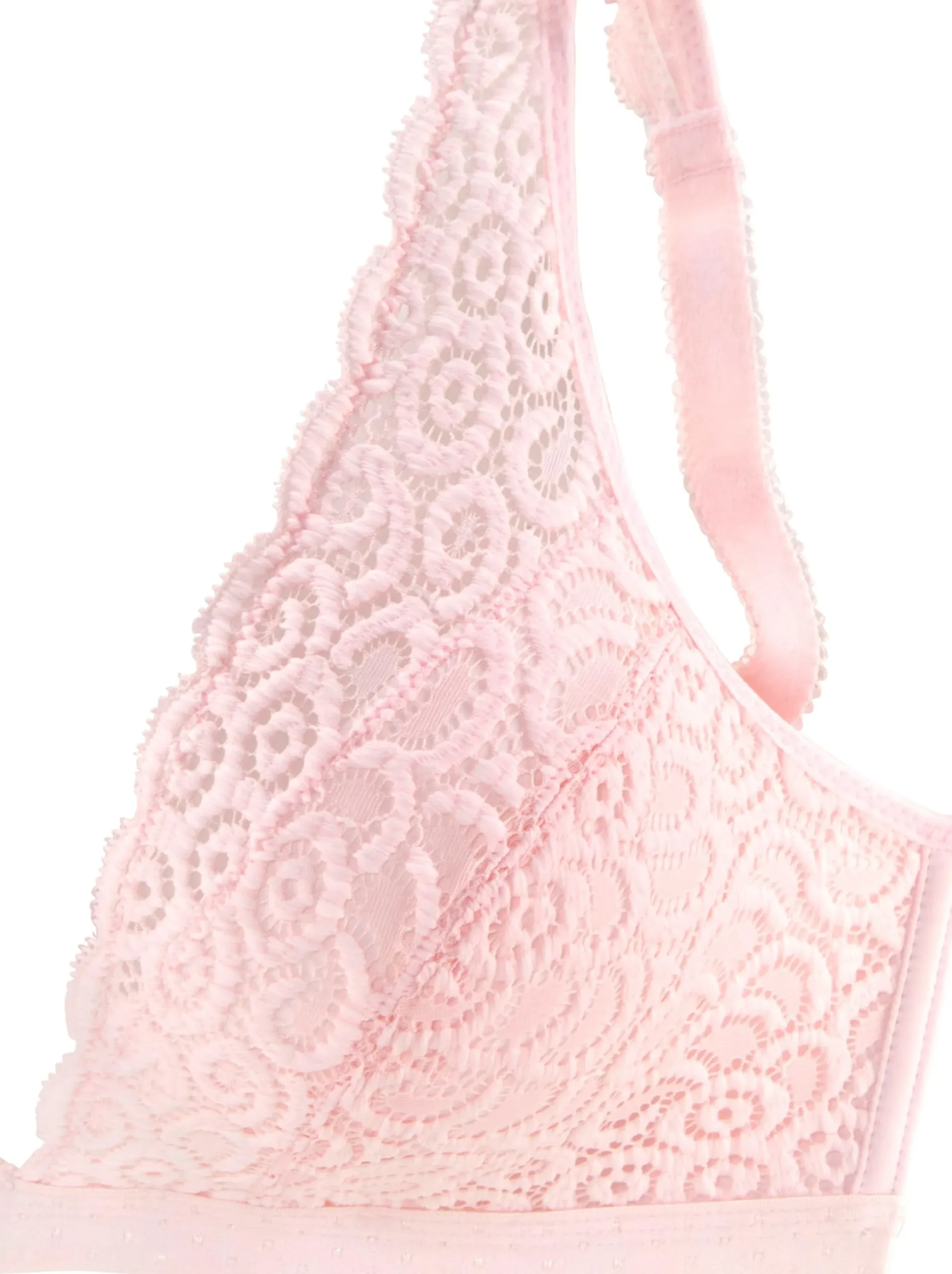 Bhs|petite fleur Bralette-BH puder+schwarz