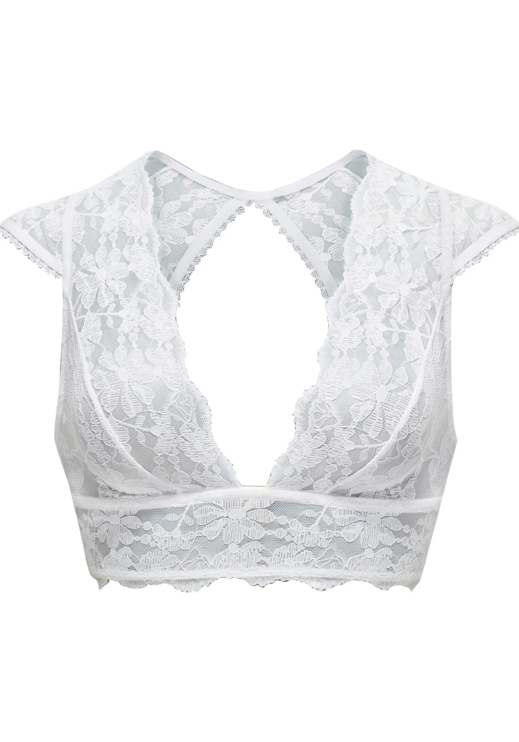 Bodies & Unterhemden|Vivance Bustier weiß