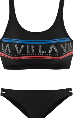 Bikinis|Venice Beach Bustier-Bikini schwarz