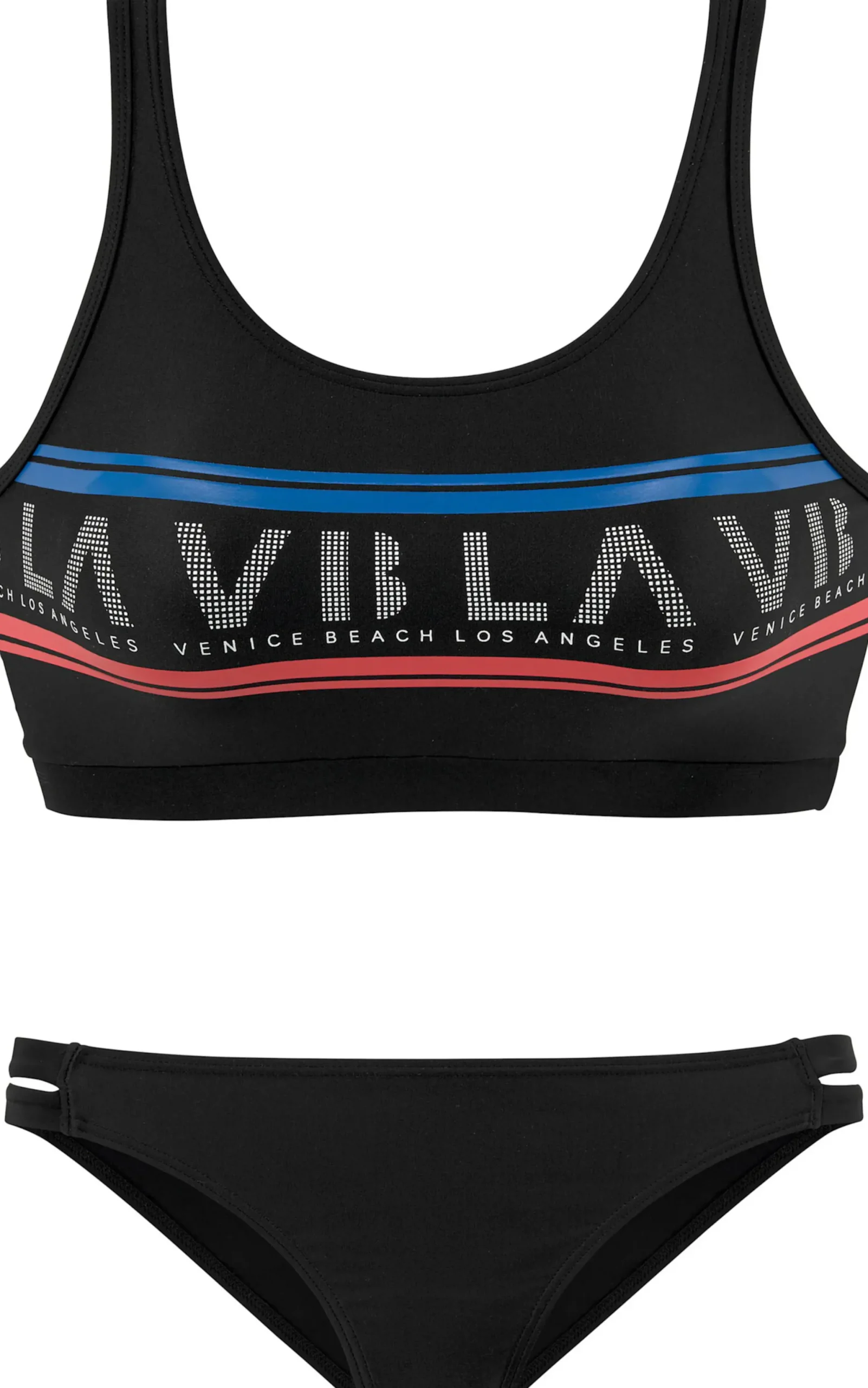 Bikinis|Venice Beach Bustier-Bikini schwarz