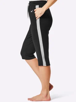 Homewear|Hosen|feel good Capri-Hose schwarz