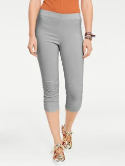 Hosen|heine Capri-Hose grau
