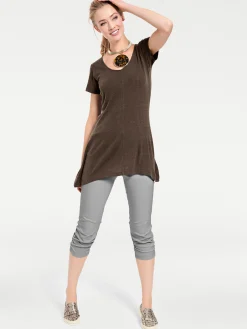 Hosen|heine Capri-Hose grau