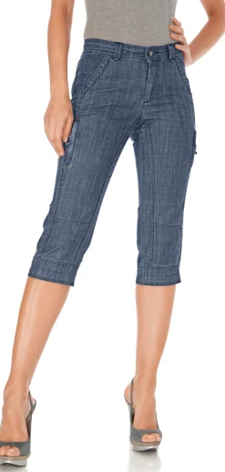Hosen|heine Capri-Hose bluedenim