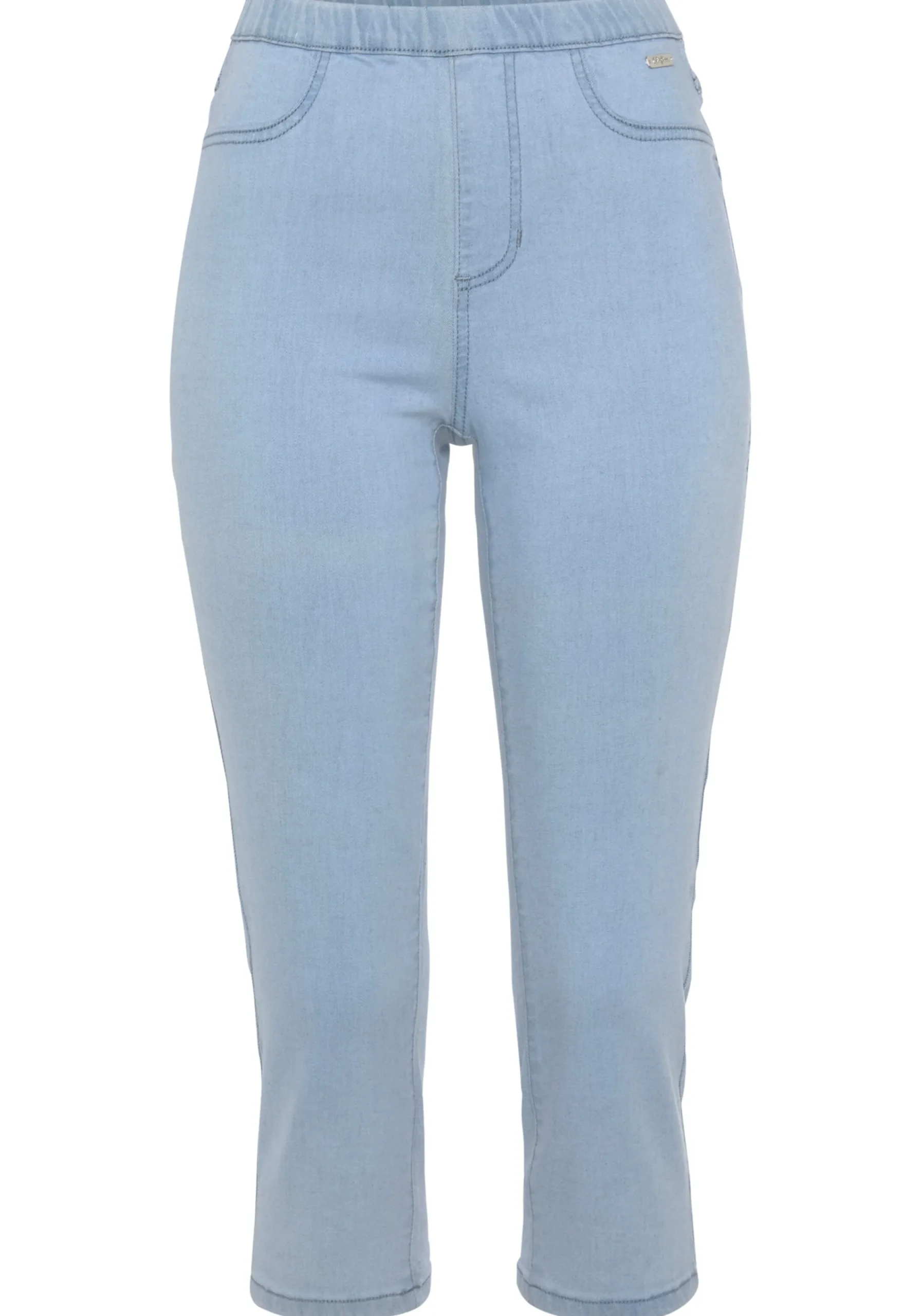 Strandmode|Buffalo Caprihose hellblau