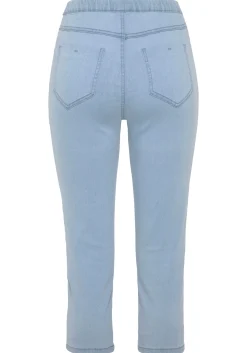 Strandmode|Buffalo Caprihose hellblau