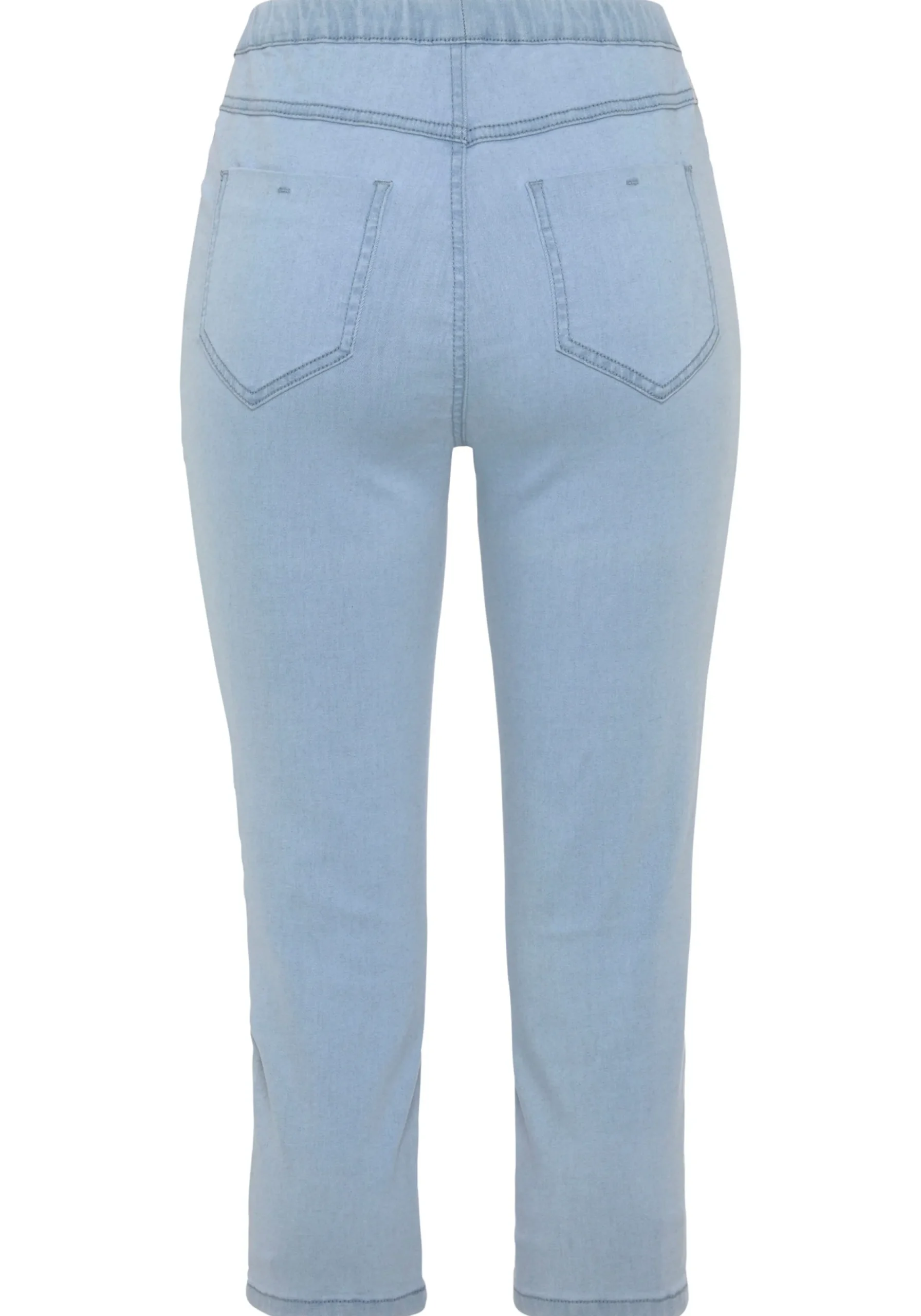 Strandmode|Buffalo Caprihose hellblau