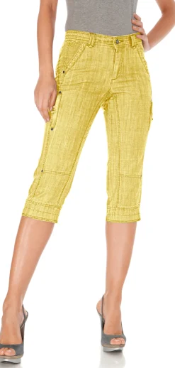 Hosen|heine Capri-Hose pastellgelb