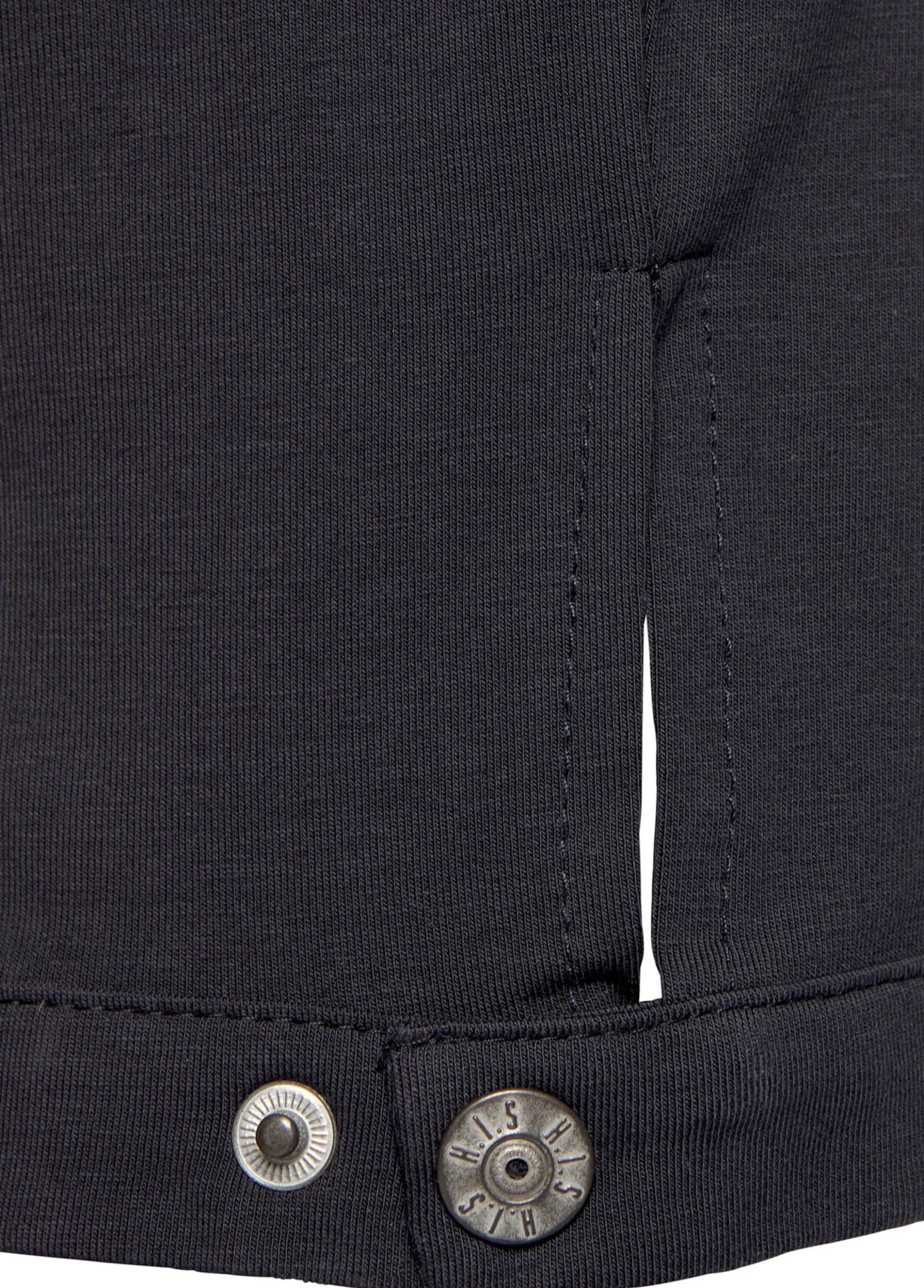 Hosen|H.I.S Caprihose schwarz