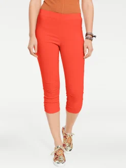 Hosen|heine Capri-Hose koralle